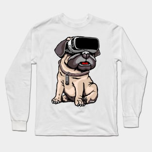 VR Pug Long Sleeve T-Shirt